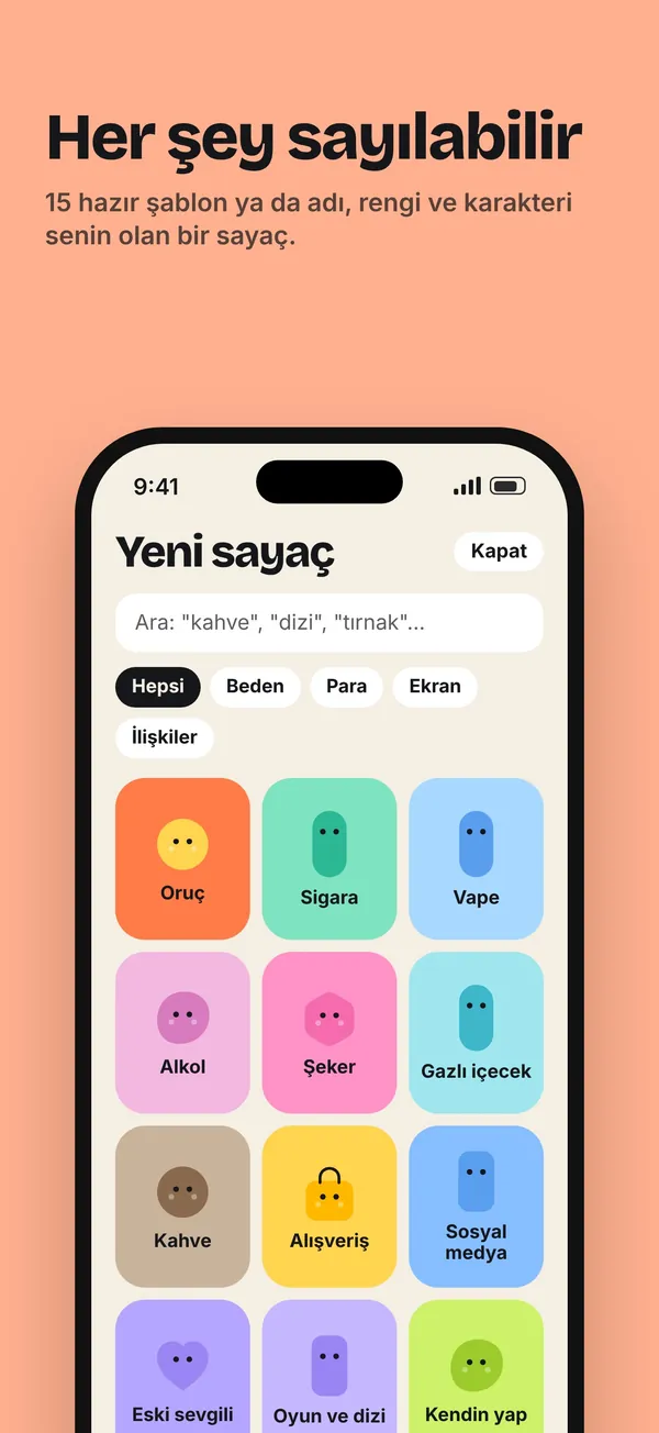 Her şey sayılabilir